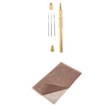 Maxbell Aluminum Crochet Hook Needles Lace Base for Beads Ring Dreadlock Wig Making