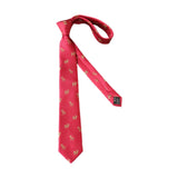 Maxbell 2x Mens Tie Embroidered Trendy Soft Clothes Tie for Wedding Father's Day