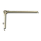 Maxbell 7 Shaped Metal Purse Frame Sturdy Retro Bag Sewing Kiss Lock Clasp Bag Frame 15.5cm