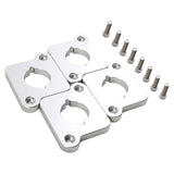 Maxbell Coilpack Adapter Plates Ignition Coil Adapter Billet 1.8T to 2.0tfsi argent