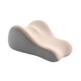 Maxbell Back Pillow for Bed Memory Foam Zip Close Leg Elevate Pillow for Home Dorm White