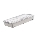 Maxbell Under Bed Storage Box Multipurpose Organization for Duvets Bedding Bed Sheet 100cmx50cmx17cm