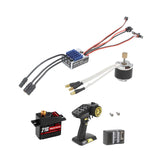 Motor with ESC Set Reliability Wear Resistant Replacement for MN78 MN82 1/12 Gold