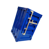 Maxbell Industrial NightStand Office Furniture End Table for Small Space Room Blue