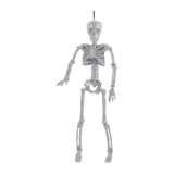 Maxbell Hanging Skeleton Collection Decorative Pendant for Yard Indoor Outdoor Party Silver