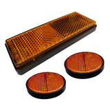 Maxbell 3x Motorcycle Reflector Light Reflective Strip for Motorbike Truck