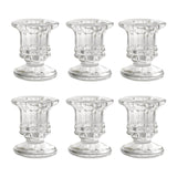 Maxbell 6x Tea Light Holder Taper Candle Holders for Ceremony Wedding Birthday Party