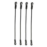 Maxbell 4 Pieces Bungee Cords with Hooks Elastic Ropes for Kayaking Outdoor Car Length 90cm
