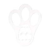 Maxbell Easter Bunny Footprint Stencil Easter Eggs Painting Stencil for Party Garden