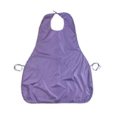 Maxbell Adults Bib Portable Premium for Women Men Easy to Use Elderly Adults Eat Bib Purple