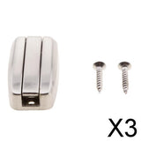 Maxbell 3xRV Trailer Home Bathroom Bedroom Towel Clothes Coat Hanger Hook Silver