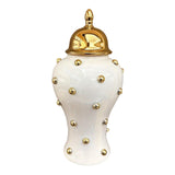 Porcelain Ginger Jar Table Centerpiece for Shelf Living Room Home Decoration L