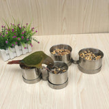 Maxbell Maxbell 2 pcs Birds Parrot Cages Hanging Feeder Stainless Steel Food Water Bowl  S