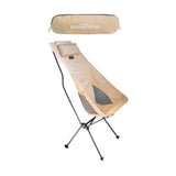 Maxbell Folding Camping Chair Furniture Foldable Beach Chair for Beach Patio Outside Beige