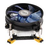 Maxbell Aluminum CPU Cooler with Cooling Fan Radiator Heatsink for LGA 775 115 Blue - Aladdin Shoppers