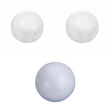 Maxbell 30 Pieces 4cm 6cm 8cm White Modelling Craft Styrofoam Polystyrene Foam Balls
