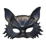 Maxbell Fox Mask Photo Props Accessory Practical Animal Face Mask for Animal Cosplay Black