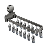 Maxbell Sock Rack 14 Clips Stable Underwear Hanging Basket for Socks Underwear Skirt