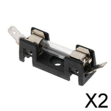 Maxbell 2xCar Audio AGU Fuse Holder Fuseholder Inline Zin Plated 30A 250V