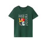 Maxbell Maxbell Womens T Shirt Summer Regular Crewneck Tee for Beach Camping Hiking S Green