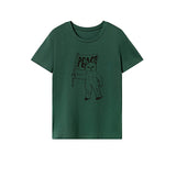 Maxbell Maxbell T Shirt for Women Summer Stylish Short Sleeve Top for Walking Work Traveling M Green