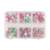 Maxbell Christmas Nail Art Charms Santa Claus DIY Holiday Mixed Shapes for Girls Women