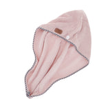 Maxbell Maxbell Microfiber Hair Dry Cap Turban Fast Drying Wrap Turbo Twist Towel Pink