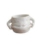 Maxbell 2xCeramic Coffee Mug Water Cup Durable Housewarming Gift Cute for Home Wedding