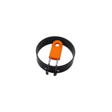 Maxbell 3xEgg Cooking Rings Easy to Clean Food Grade Anti Scald Griddle Cooking Shaper Orange