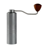 Maxbell Coffee Grinders Portable Hand Crank Espresso Grinder for Travel Camping Home Argent