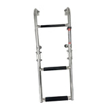 Maxbell Marine Boat Boarding Ladder Folding Swim Ladder for Swimming Pool Yacht 3 Steps  ladder