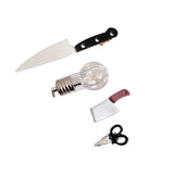 Maxbell 4xMini Knife Hair Clips Small Hip Hop Creative Hair Pins for Women Girls Party