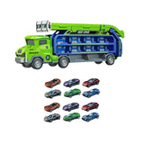 Maxbell Big Hauler Truck Toy Cars Storage and Transporter Toy for Kids Birthday Gift green