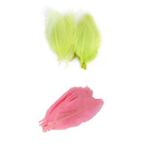 Maxbell 100x Catbrier Skeleton Green Leaves Wedding Favor Scrapbook Card DIY Green +Pink
