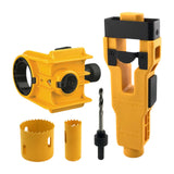 Maxbell Door Lock Installation Set Mortise Jig Mortising Machine with Guide Template yellow
