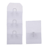 Maxbell Bra back band extension buckles for Women White+Beige