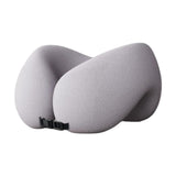 Maxbell Face Down Pillow for Sleeping Neck Cushion Comfortable Donut Pillow for Head inner Memory Foam