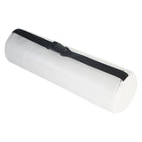 Waist Roll Pillow Compact Waist Support Pillow for Office Gaming Traveling Beige Gray