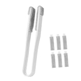Maxbell Window Blind Cleaner Duster Brush Handheld Dust Remover for Keyboards Office white