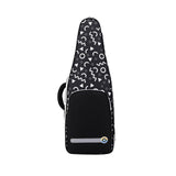 Maxbell Flute Storage Case Bag Patterned Flute Handbag for Vertical Flutes Recorders black