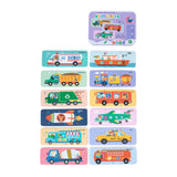 Maxbell Wooden Kids Puzzles Bright Color Shapes for Baby Boys Girls Ages 3-5 Traffic