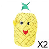 Maxbell 2xKids Fruit Costume Cosplay Cute Children Costume for Themed Party Masquerade Pineapple