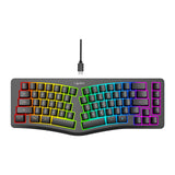 Maxbell Mechanical Gaming Keyboard Wired Accessories Ergonomic Rainbow Backlit black