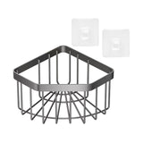 Maxbell Sink Sponge Holder Dish Cloth Hanger Portable Drain Rack Versatile Organizer Grey