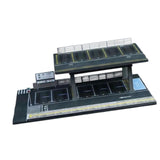 Maxbell 1/64 Scale Model Car Display Case Parking Lot Micro Facility Model   B