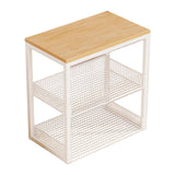 Maxbell Portable Washer Stand Rice Cooker Air Fryer Rack for Office Balcony Bathroom White