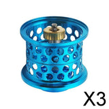 3xDIY Fishing Reel Spool for Steez SS SV T3 RYOGA1016 ZILLION SV 2016  Blue