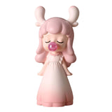 Maxbell Blowing Bubble Girl Statue Indoor for Living Room Cabinet Table Centerpieces