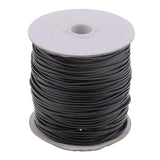 Maxbell 80 Meters 2mm Cotton Waxed Cord Beading DIY Jewelry Making Thread Black - Aladdin Shoppers