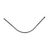 Curved Curtain Rod Clothing Hanger Curtain Pole for Home Laundry Room Closet 90to130cm 90to130cm